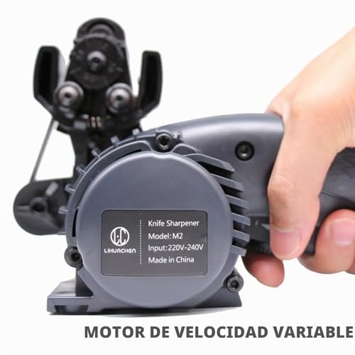 Miniatura 3 de Lihuachen M2 Afilador De Cuchillos Eléctrico Profesional, De Cocina Y Piedra - Herramienta De Afilado De Tungsteno Enchufe Europeo