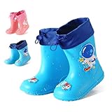💧【Imperméabilité efficace】Imperméables Bottes de Pluiee conçues en une seule pièce, offrant une excellente protection contre l’eau. Le haut de la botte est réglable pour empêcher l’eau de pénétrer par le dessus. La forme ajustée autour de la cheville bloque efficacement l’eau et la boue, gardant les pieds des enfants secs et confortables.