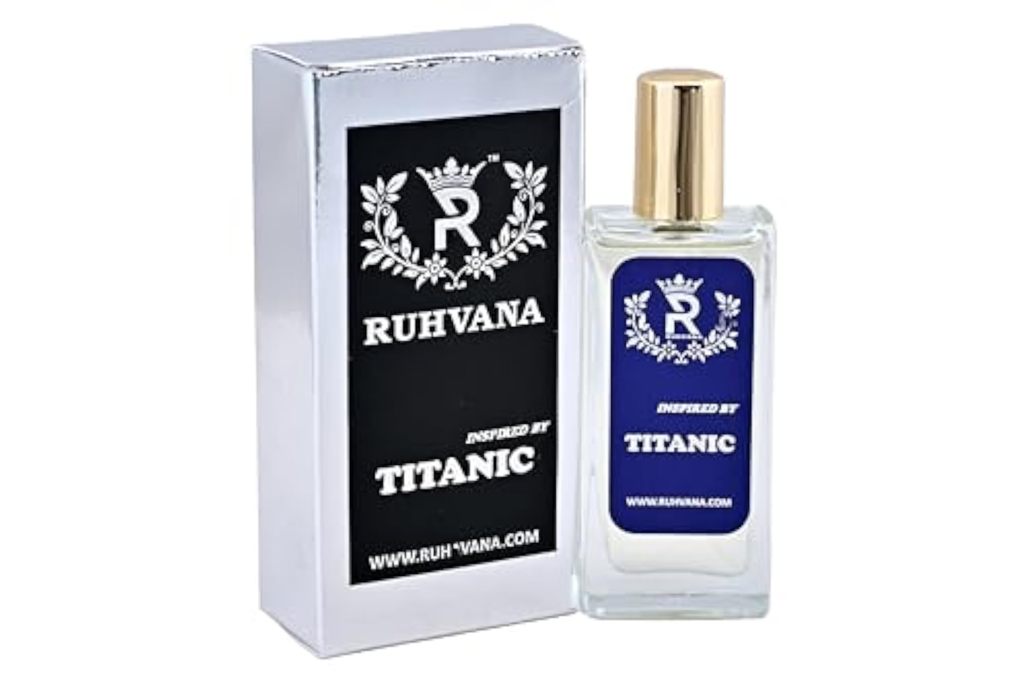 Men's Titanic Perfume Spray - 50ml, Woody Aquatic Fragrance