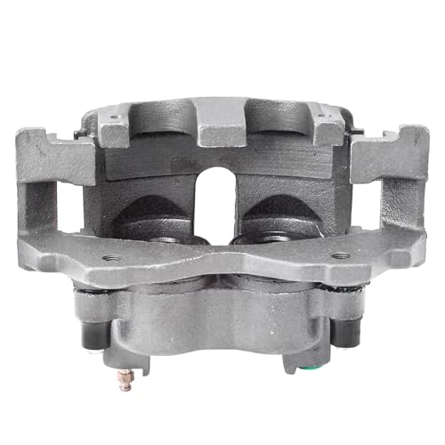 Image of Detroit Axle - 2 Front Brake Calipers for Jeep 1999-2002 Grand Cherokee | [ATE Caliper], 2000 2001 Disc Brake Calipers with Bracket Assembly Replacement