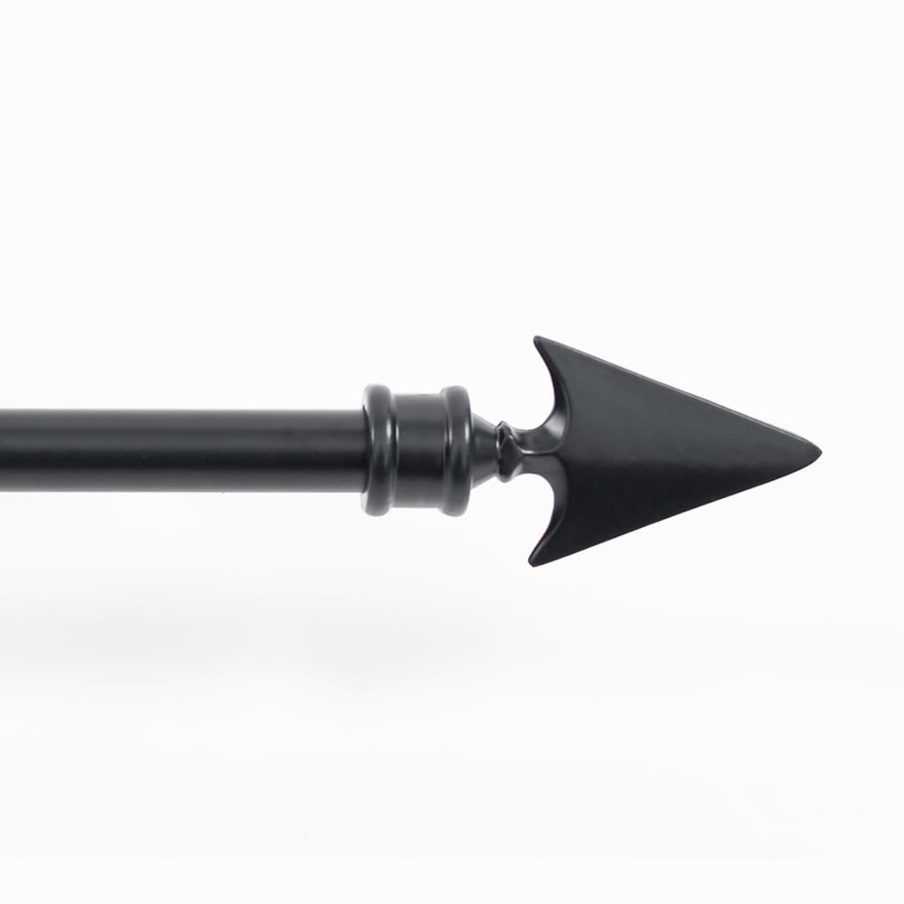 Deco Window Arrow Finial Curtain Rod