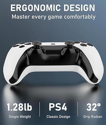 4K Ultra HD Game Stick Pro with 2 Wireless Controllers, 2.4G Gaming Console Set, White (it has very good games like contra resident evil 3 and much more/very nice quality and easy installation 2