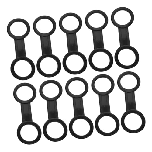 Abaodam 10pcs Scuba Mask Strap Retainer Snorkel Keeper Retainer Diving Snorkel Holder Snorkeling Silicone Mask Holder Clip for Adults
