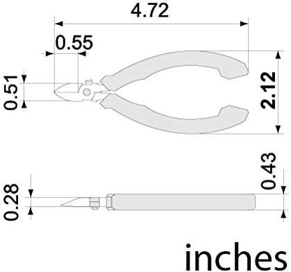 VAMPLIERS 4.75" Precision Flush Cutters. Made in Japan. Professional Grade Side Cutting Pliers Mini Nippers. For Circuit Board Work, Clean Wire Cutting, Electronic Repairs. - Image 7