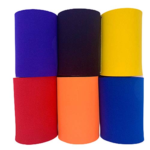 Blank Thick Premium Neoprene Full Bottom Can Coolie(s) (6, Various)