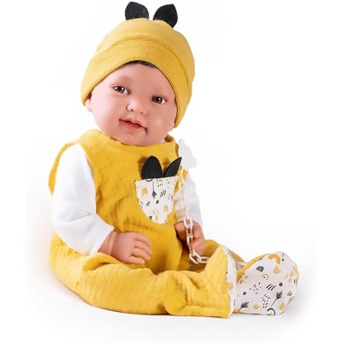 Antonio Juan Bambole Bambole Neonato PIPO orecchie con cuscino, Multicolore (33234)