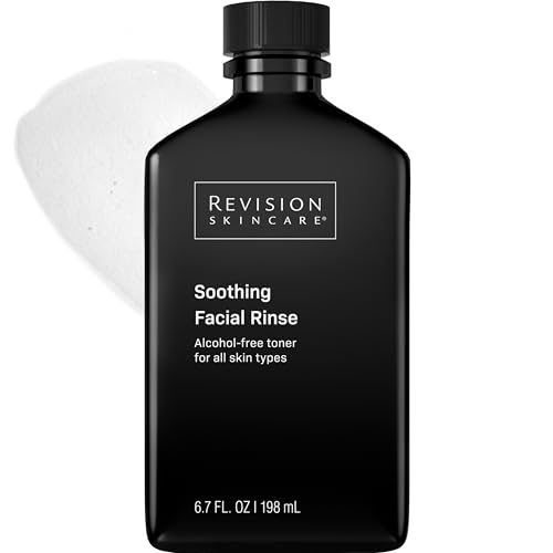 Revision Skincare Soothing Facial Rinse, Alcohol Free Toner, Cleansing and Hydrating Face Wash, Ideal for Sensitive Skin, 6.7 fl oz
