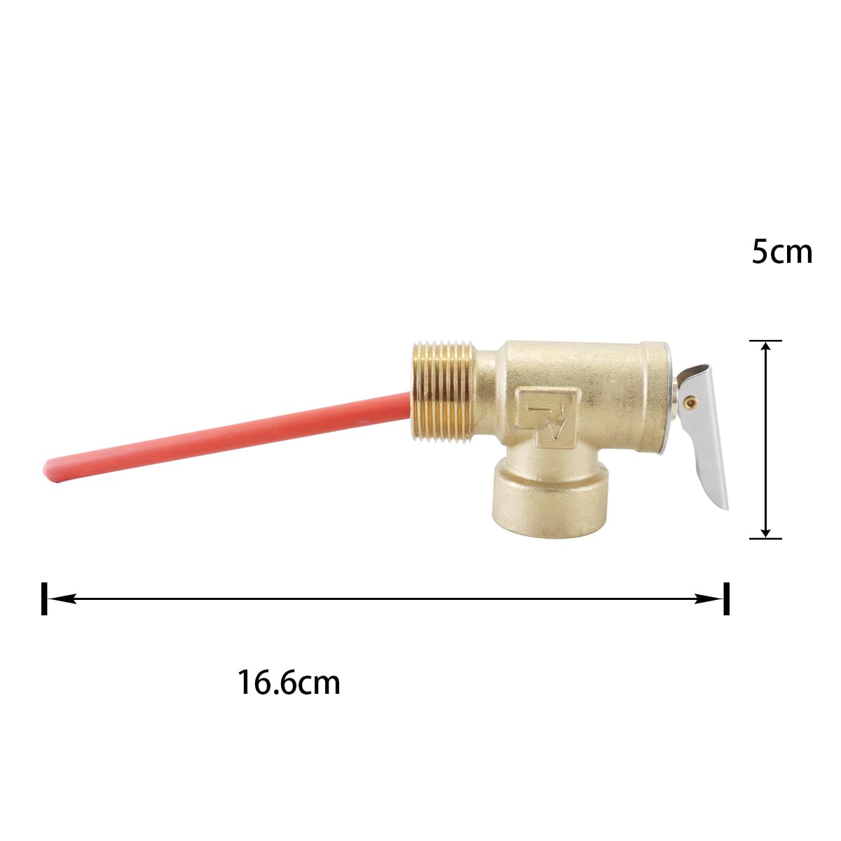 Soupape de décharge T&P série RV 3/4" BSP – Sonde à revêtement époxy pour réservoirs de chauffe-eau