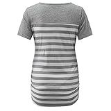 🌸🌸Verstellbarer stillshirt, größenverstellbarer Riemen für Ihre Brust Weiches Gewebe, hohe Elastizität, leicht und atmungsaktiv, schlank und großzügig. die Seiten bieten Platz für Bauchwachstum. sehr schön aussieht.