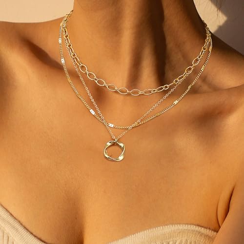 Collar de Acero Inoxidable Ajustable para Mujer en Oro