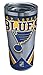 Tervis 1280937 NHL St. Louis Blues Ice Stainless Steel Insulated Tumbler with Clear and Black Hammer Lid, 20oz, Silver