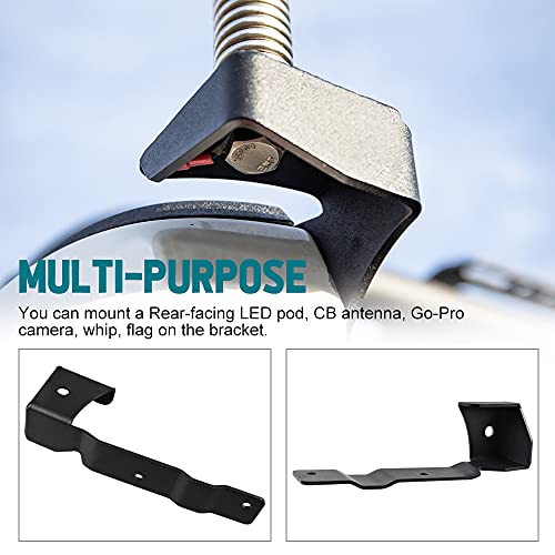 Image of LED Pod Mount CB Antenna Whip Flag Mounting Bracket | Compatible with Toyota Tacoma 2016+, Driver Side, 1PC