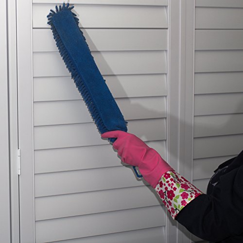 P:31 Maison Reusable Waterproof Household Latex Cleaning Gloves, Long Cuff, Kitchen Gloves. 16 inches Long - Pack of 3 (Large)