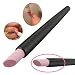 Cuticle stone stick,Belen 1pcs Black Quartz Scrubs Stone Cuticle Stick Pen Spoon Cut Nail Pusher Manicure Care Tools Cuticle Nail Art Pusher