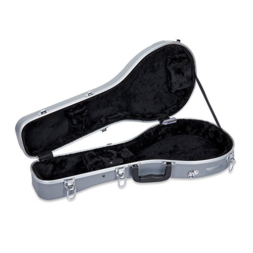 Image of Crossrock, ABS Molded Style Mandolin Hard Shell Case, Sliver (CRA861MASL)