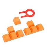 Tutoy Orange 9 PBT-Tasten Hintergrundbeleuchtete Sendetastenkappen für Cherry MX Mechanische Tastatur - Orange