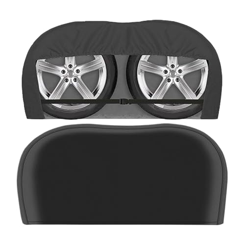 Krmoau Juego de 2 cubiertas para neumáticos, impermeables, 66 – 76 cm, para sol, lluvia, viajes, calle, exterior, barco, camión