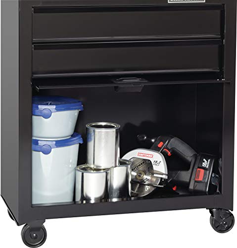 CRAFTSMAN Tool Chest Combo with Drawer Liner Roll, 26-Inch, 5 Drawer, Black (CMST82763BK)