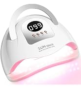 UV-LED-Nagellampe 3W Mit USB | Tragbare Nageltrockner Mit 360°-Schwanenhals | 60s Timer, Für Home-Salon