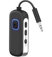 Bluetooth Transmitter Receiver - Bluetooth 5.3 Transmitter for TV Airplane, Pairs 2 Devices Simul...