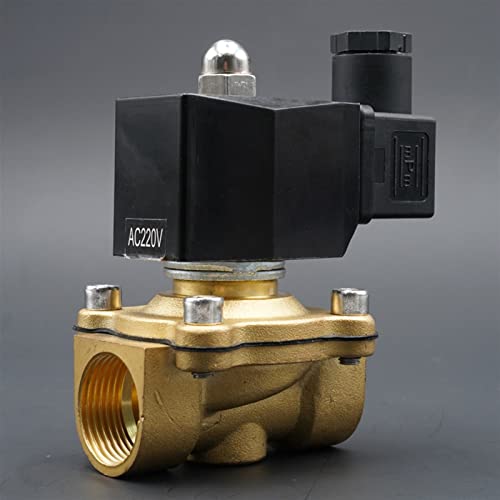 Électrovanne en laiton haut débit 1.5 inch vanne robuste air eau gaz NC - 3