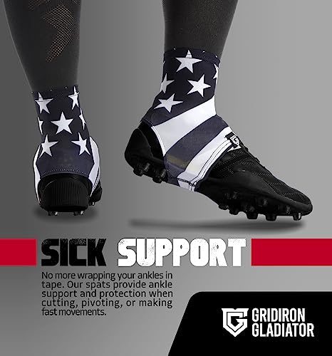 Gridiron Gladiator Cleat Covers - Football Spats - Football Cleat Socks - Cleat Spats for Soccer, Baseball & Softball - Thumbnail 5