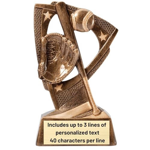 Delta Sport Trophy – 6.25 Inch Resin Award with Custom Engraving ...