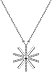 Produktbild Red Moon Damen Schmuck Halskette 45cm mit Sonne-Anhänger 925 Sterlingsilber und Zirkonia [RM4177W]