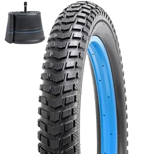 FengCan 20x3.0 Fahrradreifen 76-406, 20 Zoll Reifen Hochwertig & Faltbar und Fahrradschlauch 20x3.0/3.50 Schrader Ventil 32mm, Passend für 20x3 Mountain/Rennrad Fahrrad Reifen Ersatzrad (Eine)