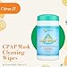 Citrus II CPAP Cleaning Wipes - Sanitizies BIPAP and CPAP Masks - Removes Dirt and Oil - Clean Citrus Scent - 62 Wipes Per Canister - Pack of 3