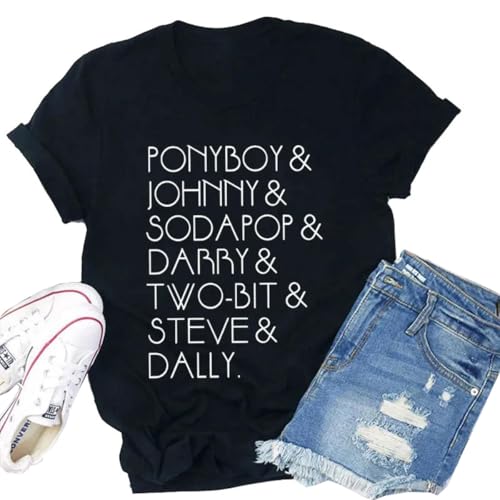 The Outsiders Shirt Characters Funny Literature Teacher Vintage T-Shirt