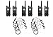 Motorola T460 Two-Way Radio/Walkie Talkie 6 Pack with 6 Curl Earpieces