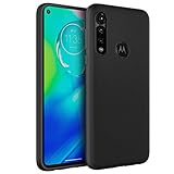 EasyAcc Slim Case for Moto G Power, Ultra Thin Matte Black TPU Phone Cases Finish Profile Soft Back Protective Cover Compatible with Motorola Moto G Power-Black