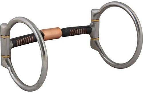 Western SS Mullen Copper Roller D-Ring Bit