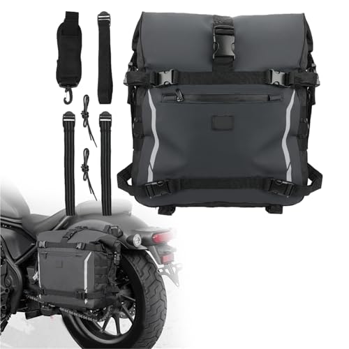 Sacoche latérale moto étanche 18L bagagerie Eliminator W800