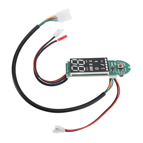 REITINGE Tablero eléctrico de alta visibilidad con pantalla LED integrada de velocidad y kilometraje para mejorar la conducción del patinete eléctrico