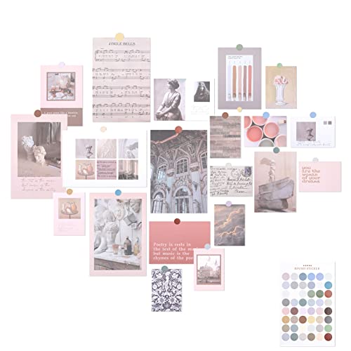 AestheticÂ PostersÂ PicturesÂ WallÂ CollageÂ Kit,Â DormÂ DecorÂ forÂ Teens,Â RetroÂ DecorÂ TrendyÂ WallÂ PrintsÂ Kit,Â largest 7"x10.4 "PosterÂ forÂ RoomÂ BedroomÂ AestheticÂ 20PCSÂ IncludeÂ Self-adhesiveÂ Dots,Â Burgundy