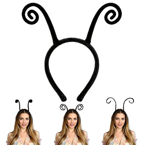 IGMaryBox Butterfly Antenna Headband Ladybug Antenna Headband Snail Headwear Cute Insect Costume Accessories for Halloween Cosplay Party Dress Up