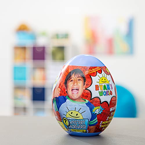Ryan's World Mega Microverse Egg - Series 4; Filled With Mystery Surprises; Skydiver Ryan And Exclusive Vehicles; A Must Have For Any Ryan Fan #TOP1