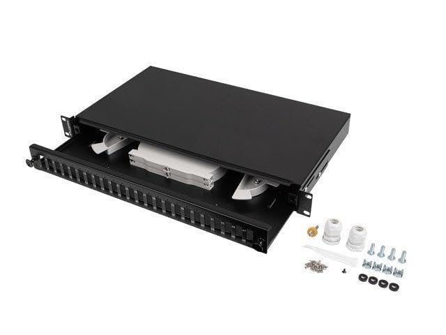 Lanberg 19" 1U Fiber Patch Panel 24XSC Duplex / 24XLC Quad B