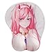 Produktbild GUANBBD-Anime Zero Two 3D Mauspad mit Handgelenkauflage Gaming Mauspads Rutschfestes Mauspad 3D Mauspads 3D Ergonomisches Mauspad-Mousepad 2875