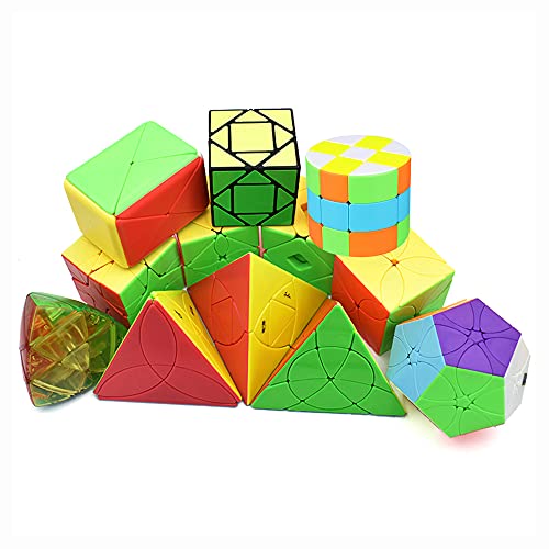 Yealvin Magic Cube Set, Speed Cube Bundle of Mastermorphix Magic Box