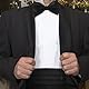 FAVOMOTO Kummerbund Einstecktuch Schwarze Feierliche - 3er Set Herren Kummerbund Fliege Einstecktuch Fliege Schwarz Herren Schwarze Fliege Fliege Schwarz für Feierliche Anlässe Herren Kummerbund