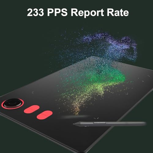 Tableta gráfica Yanmis G20 con sensibilidad de presión de 8192 niveles, área de dibujo de 8,4 x 5,7 pulgadas, 4 teclas rápidas, interfaz USB-C, material ABS miniatura 2