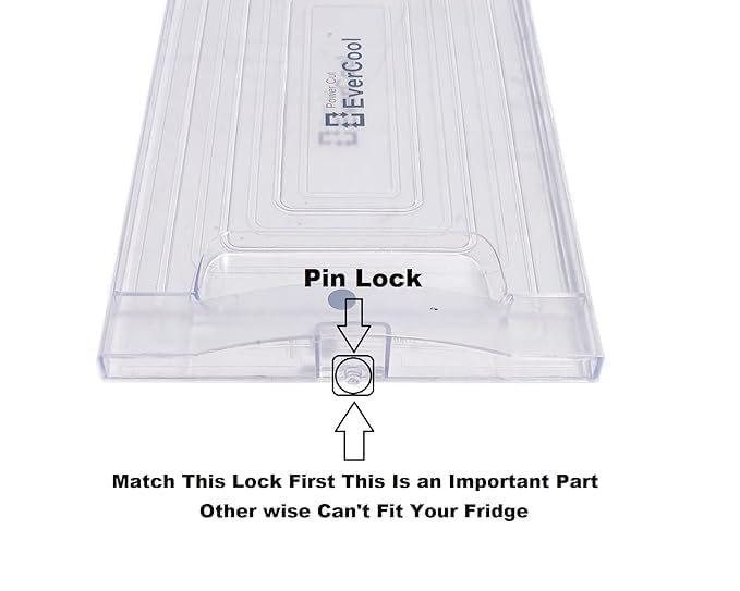 Image of Freezer Door Compatible with LG GL-205 Series Single Door Refrigerator | Transparent Freezer Door Replacement | Durable Fridge Freezer Compartment Door (Pack of 1)