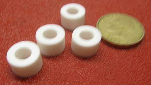 Polypropylene Spacer, Unthreaded, 500 OD x .252 ID x .250 Length, 10 Pcs.