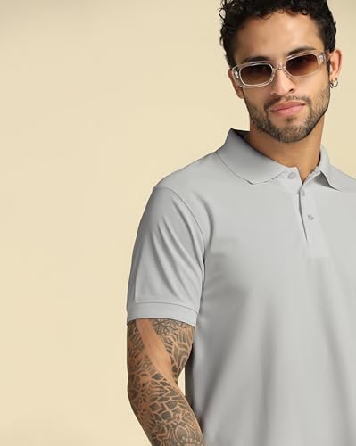 Image of VastraVibes Men's Polo Regular Fit T-Shirt