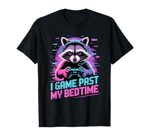 Raccoon Gaming I Game Past My Bedtime T�V���c