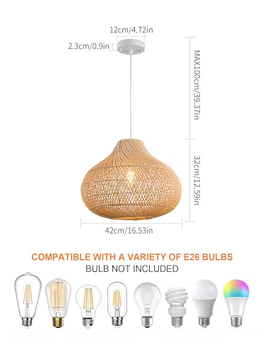 Rattan Pendant Light