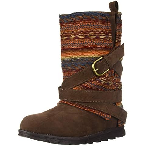 MUK LUKS Women's Nikki Boots Fashion, Terra Cotta, 7 UK Cover